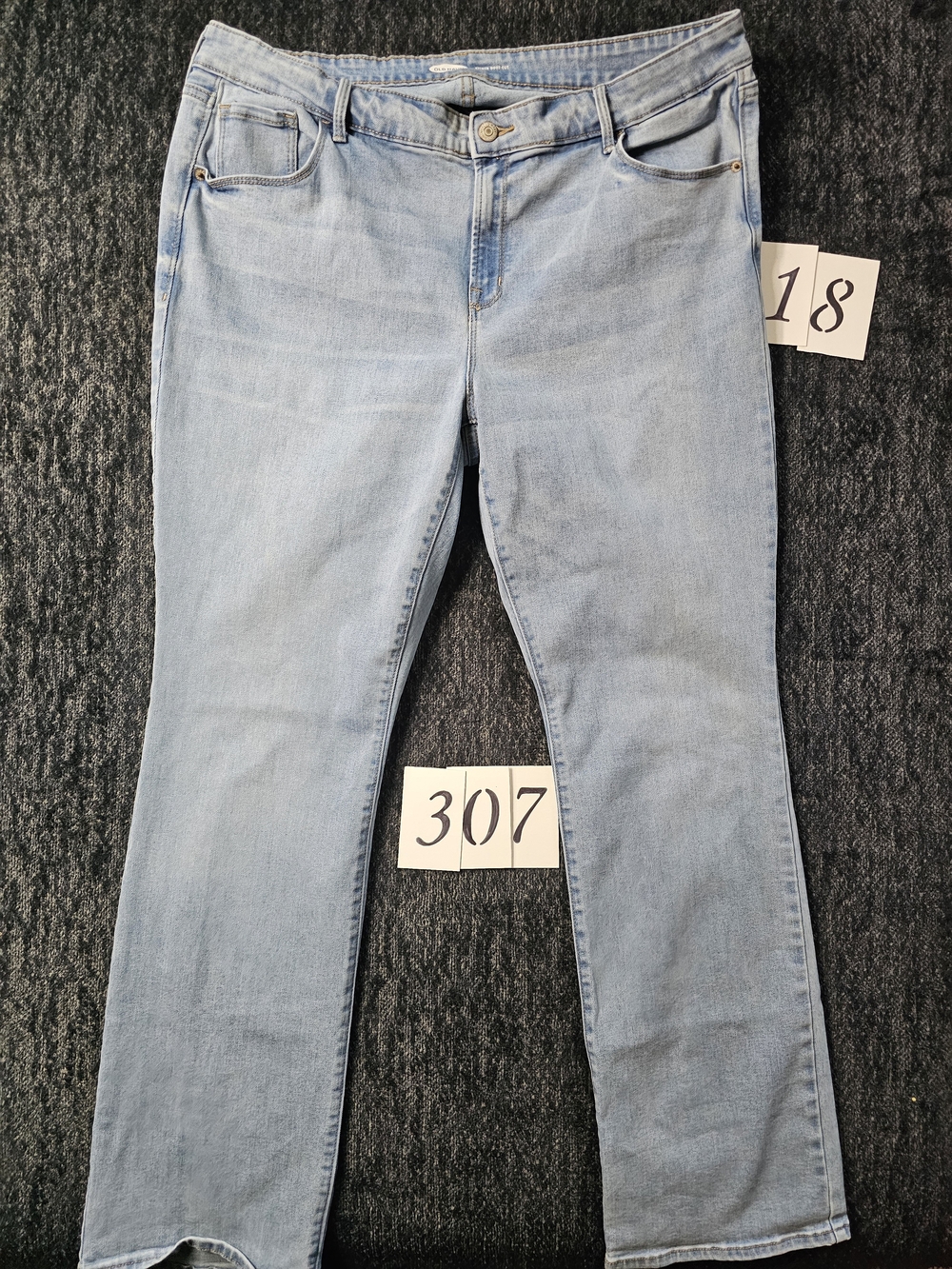 Old Navy Light Blue Straight Leg Women's Jeans